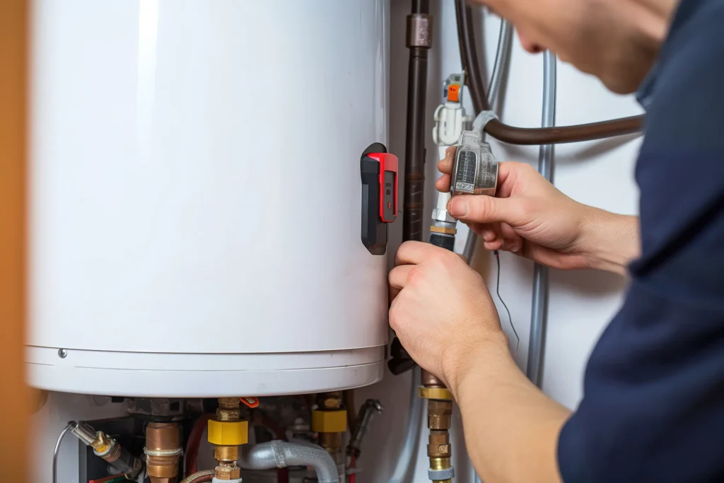 installing water heater-lorenz plumbing heating and air-springfield