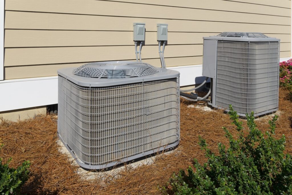 Residential house air conditioner compressor units