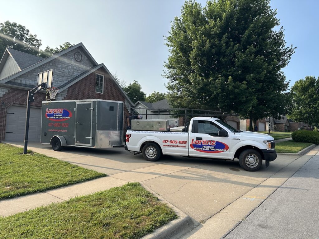 lorenz truck in driveway