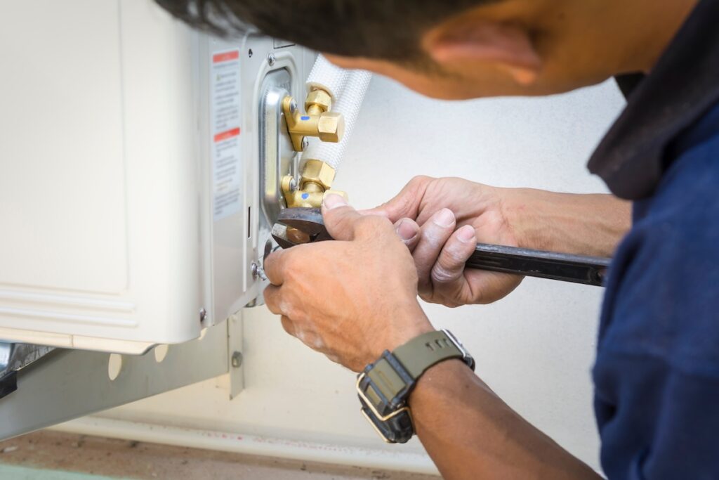 Installing furnace system