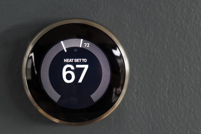Smart home thermostat from google's nest.