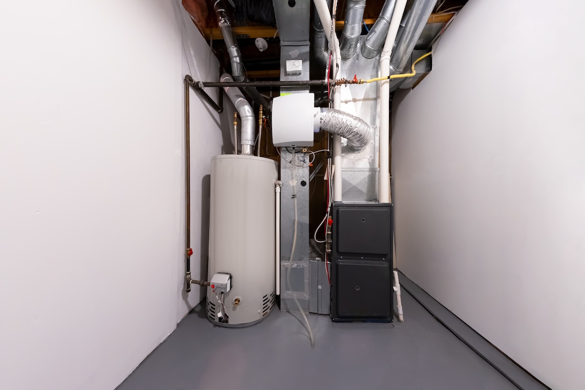 A home high efficiency furnace.