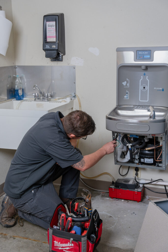 Lorenz Plumbing Heating and Air Conditioning worker