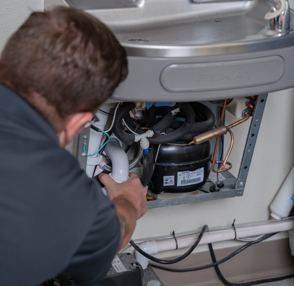 Lorenz Plumbing Heating and Air Conditioning worker