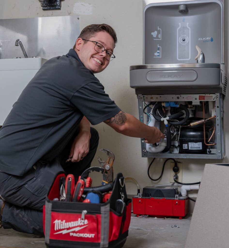 Lorenz Plumbing Heating and Air Conditioning worker