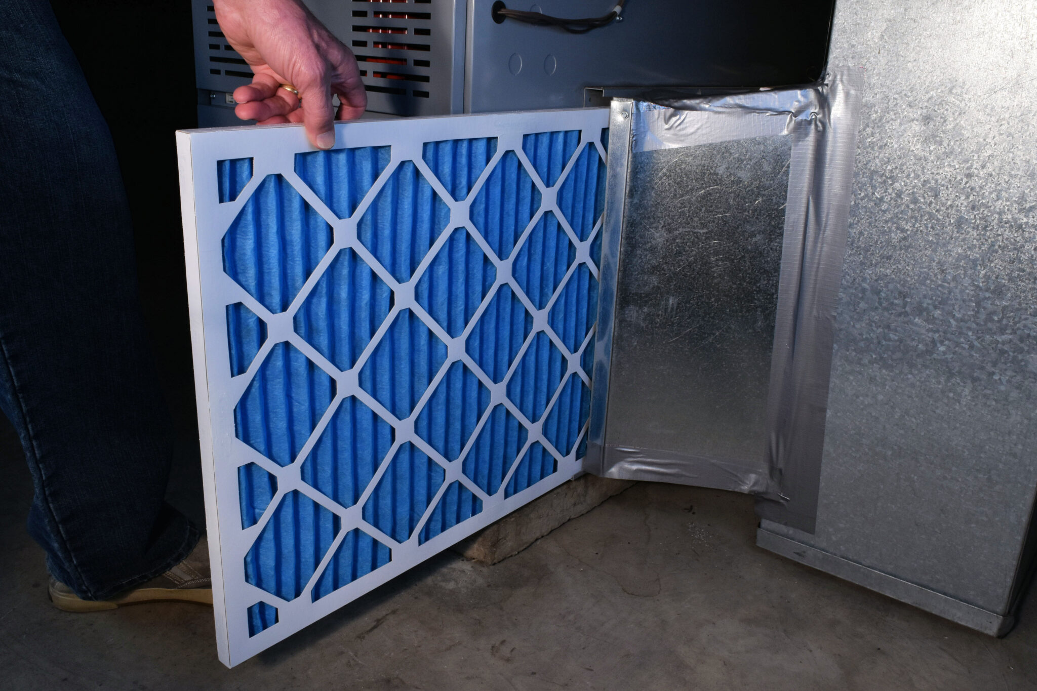 new-furance-in-furnace-installation