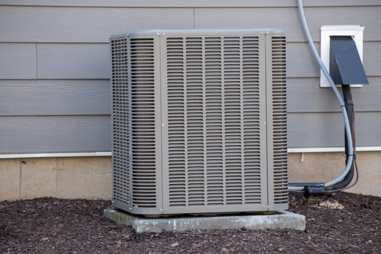 air conditioner near the new house