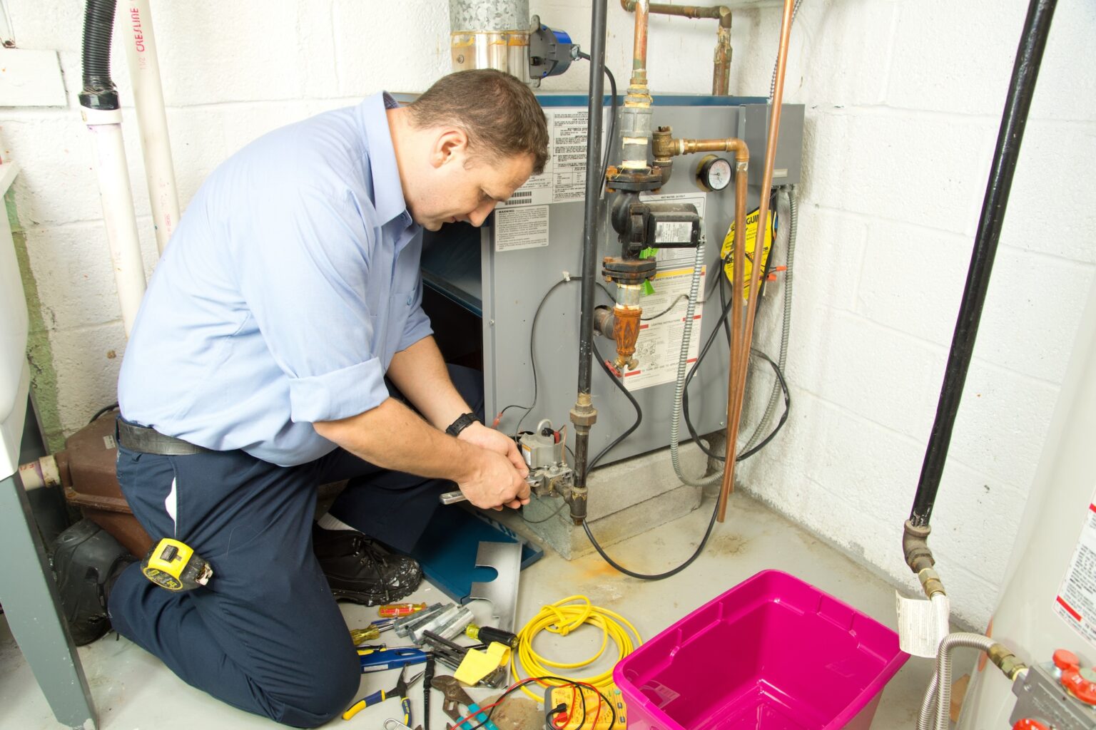 technician-replacing-furnace-in-missouri