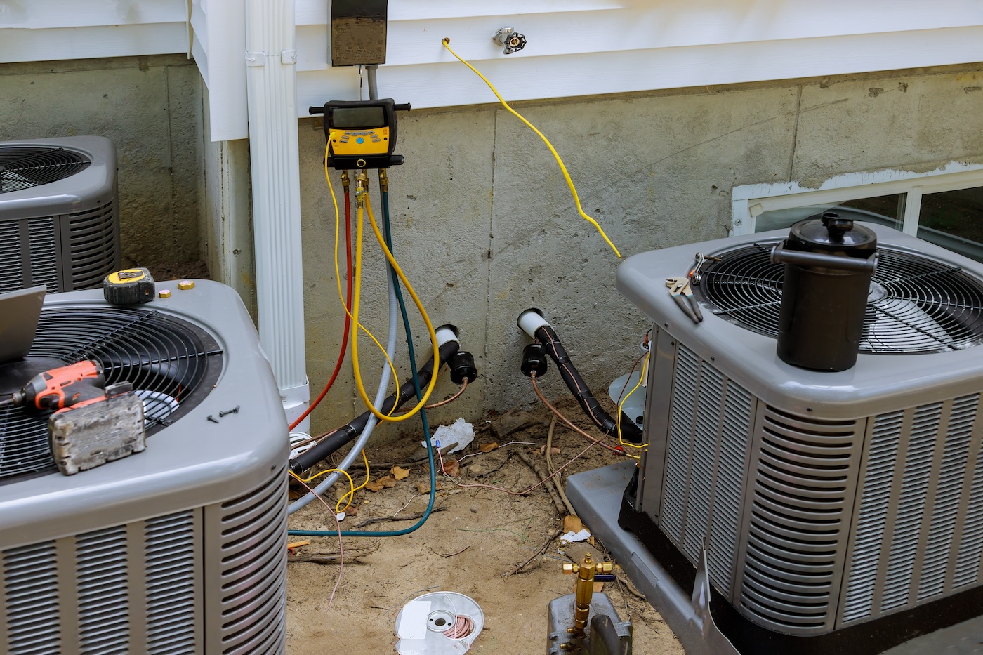 two-hvac-units-being-repaired-in-willard